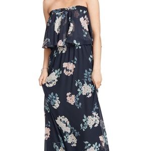 Show Me Your Mumu Convertible Maxi Hacienda Dress gown Large in Fleur de Fun 🌸